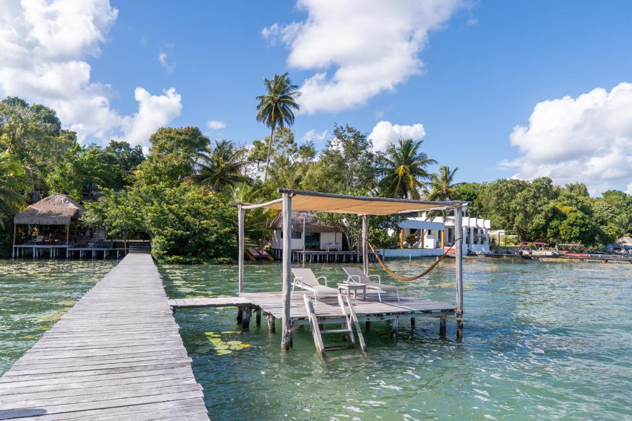Exclusive Palafito @ Bacalar Lagoon Front Bagian luar foto